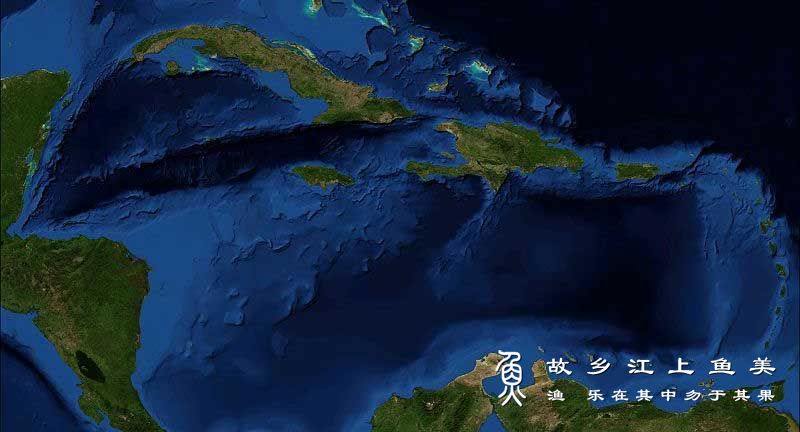 世界上最大的内海【加勒比海】
